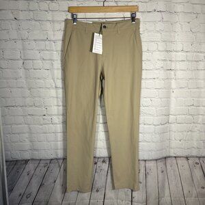 Collars And Co Apex Tech Pant 30 Khaki Performance 30x30 Stretch Tailored Fit